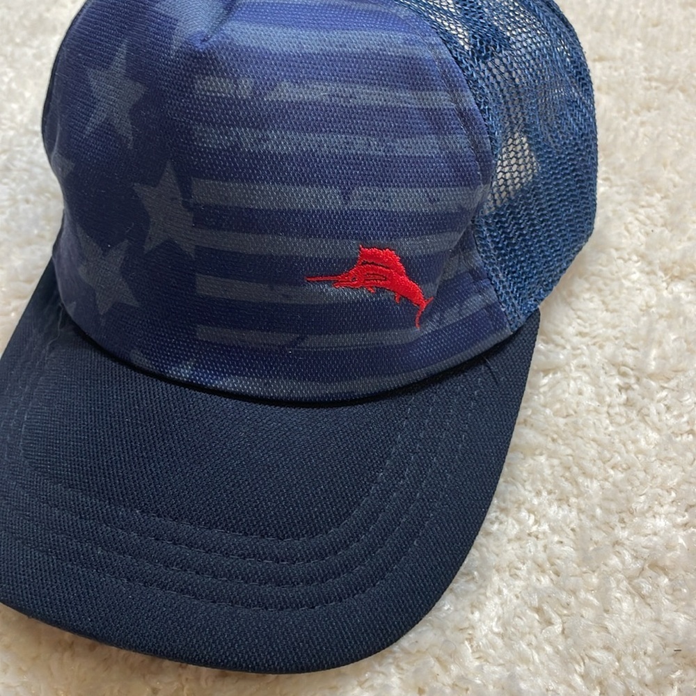 Tommy Bahama Marlin Cap Unisex Navy Blue Adjustable Baseball Cap Sz S/M - Picture 2 of 7